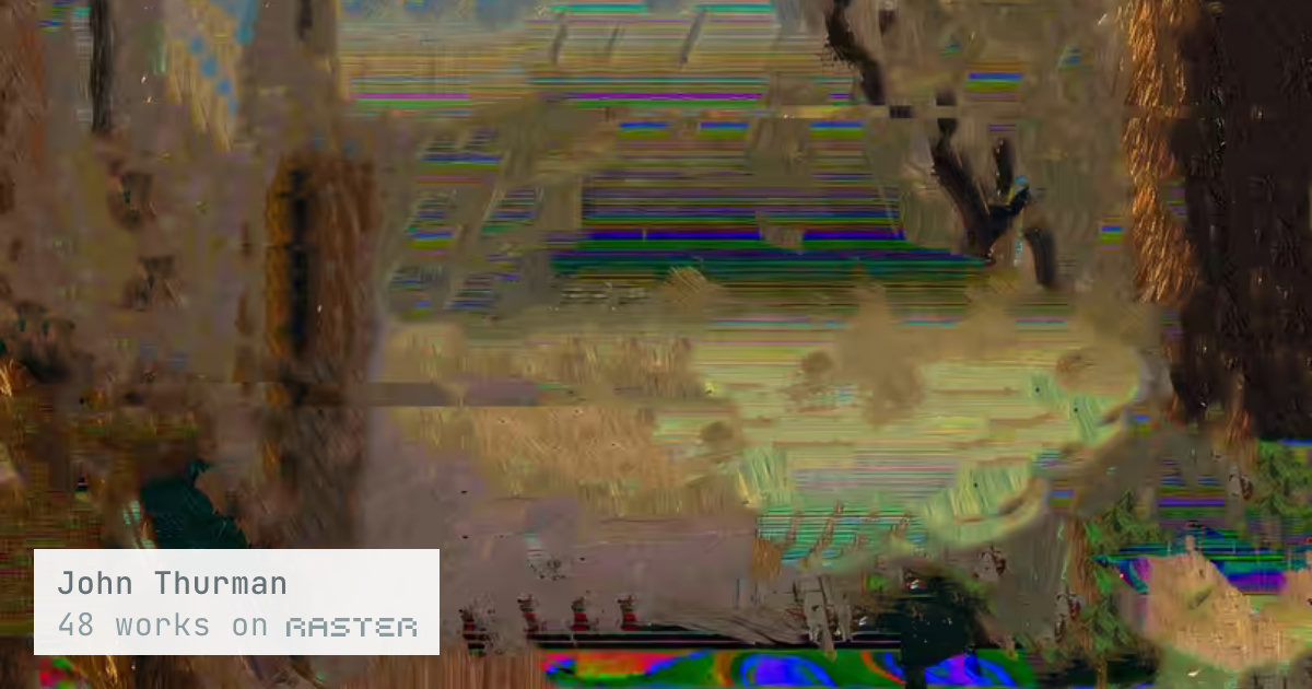 John Thurman: About | Raster